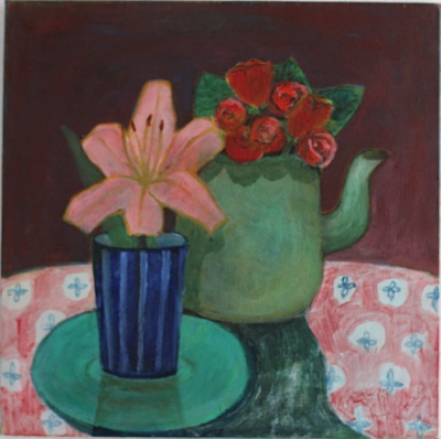 Click here to enlarge  Still Life with Teapot I  